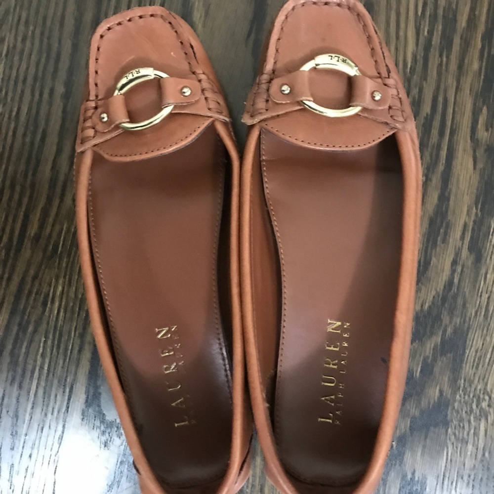 Tan/Brown Ralph Lauren flats 6.5M